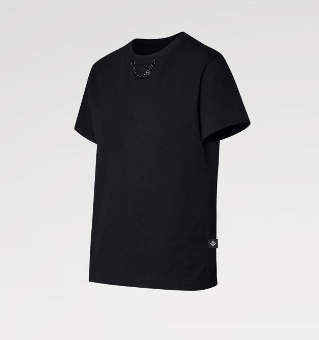 ルイヴィトン LVチェーンTシャツ チェーン 半袖 1AGAFP