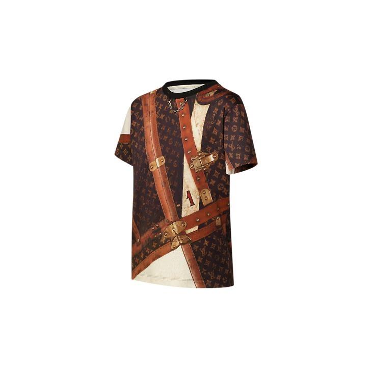 Louis Vuitton LVトランクTシャツ コットン チェーン 1AGGLF
