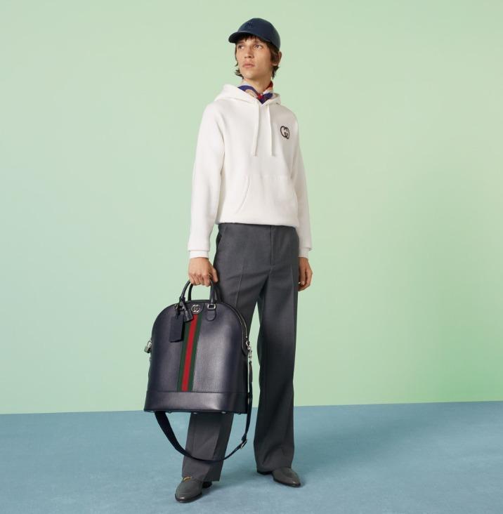 グッチ フーデッドスウエットシャツ オフホワイト 756649 XJFV9 9088