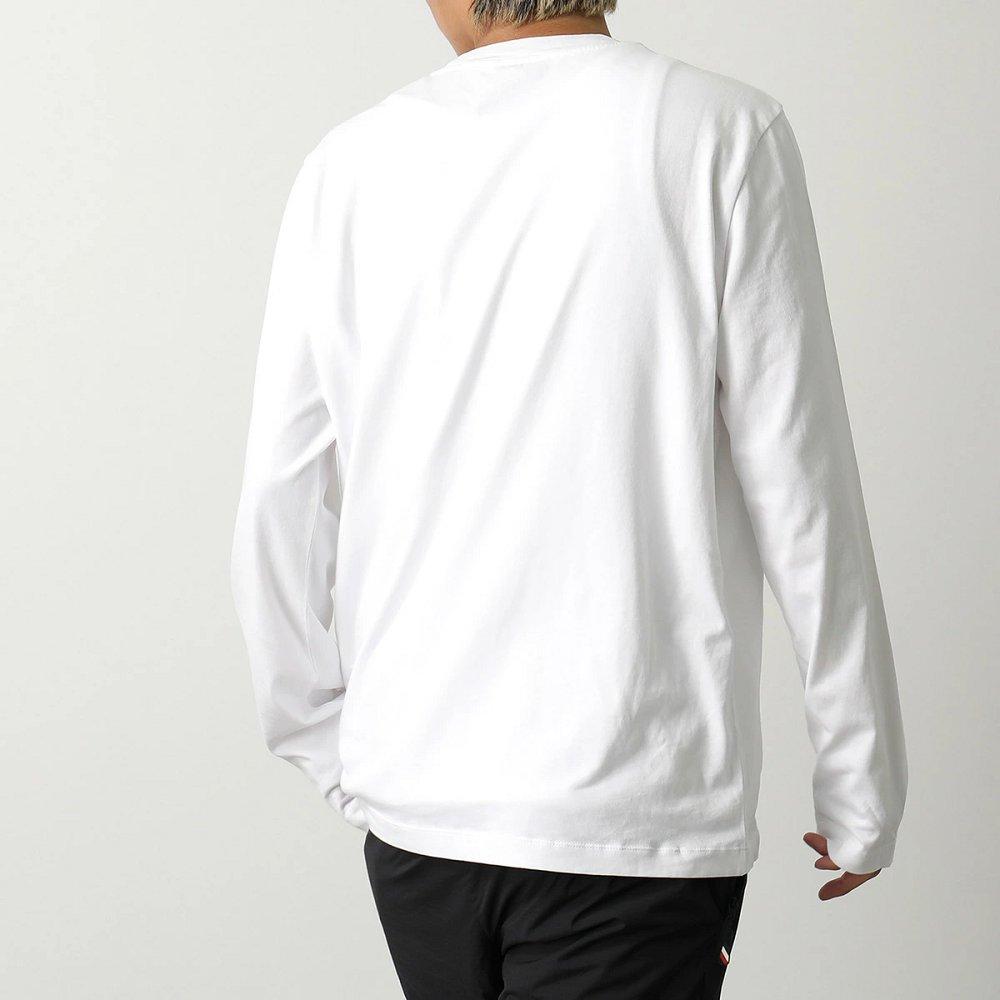 モンクレール 長袖Tシャツ メンズ ロングスリーブ ロンT ロゴ クルーネック コットン  8D00016 8390T