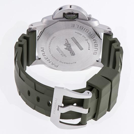 パネライ代引き サブマーシブル クアランタクアトロ ESTEEL ヴェルデ ズメラルド PAM01287
