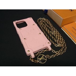LOUIS VUITTON リ・トランクiphone13pro Max R－TPU素材 ピンク アイフォンケース アイフォンカバー レディース M82082