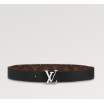  Louis Vuitton後払い ベルト LV モノグラム 茶 メンズ M9821E