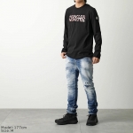 モンクレール Tシャツ メンズ 長袖 ロンT カットソー ロゴT コットン クルーネック 8D00009 8390T 999
