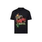 ルイヴィトン グラフィックエンベリッシュドコットンTシャツ 1AFXNI