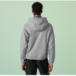 グッチ GUCCI フーデッドスウエットシャツ グレー コットン 756649 XJFWA 1037