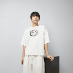 グッチ GUCCI ロゴプリントコットンTシャツ 768462 XJF66 9095