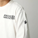 モンクレール グルノーブル 長袖Tシャツ メンズ ロンT ロゴ クルーネック カットソー コットン 8D00002 83927 034