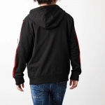 モンクレール パーカー メンズ ジップアップ スウェット アイコンロゴパッチ トリコロール 袖ポケット 8G00037 809KR 999