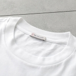 モンクレール 長袖Tシャツ メンズ ロングスリーブ ロンT ロゴ クルーネック コットン  8D00016 8390T