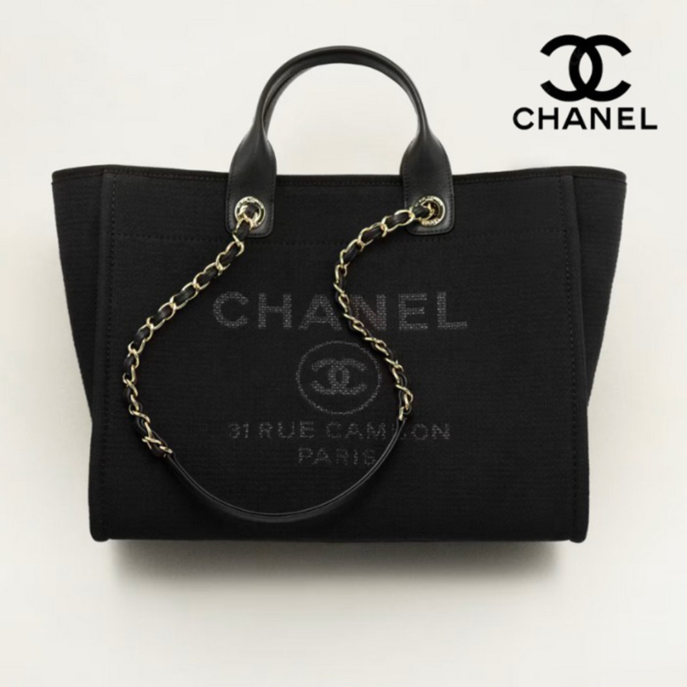 シャネル CHANEL トートバッグ ミックス ドーヴィル A66941 B08435 94305