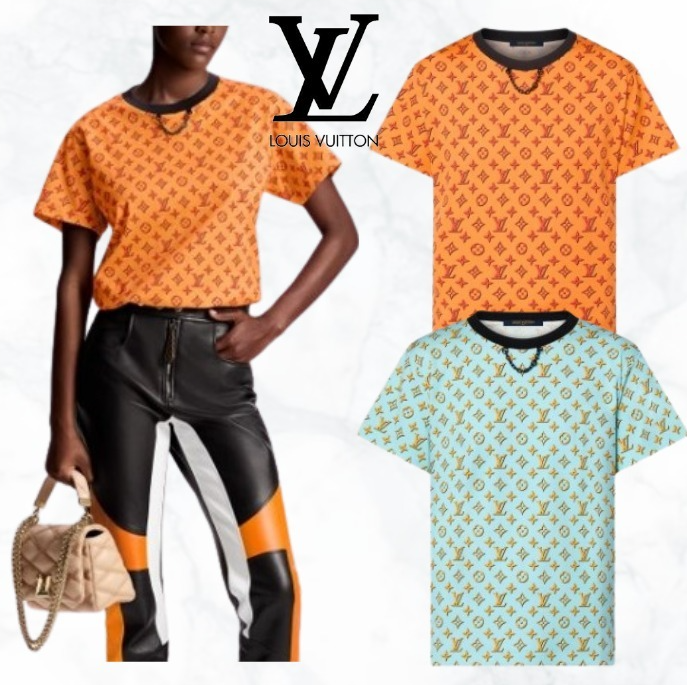 LOUIS VUITTON代引 3D モノグラム モチーフ Tシャツ 1AFTB9/1AFTBH