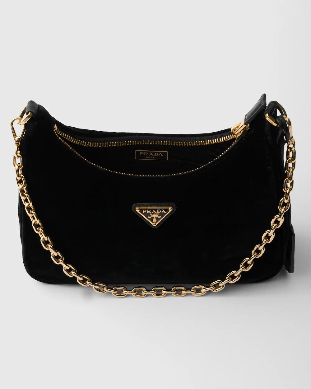プラダ Re-Edition ベルベット ミニバッグ ショルダーバッグ 1BC204_2C7Q_F0002