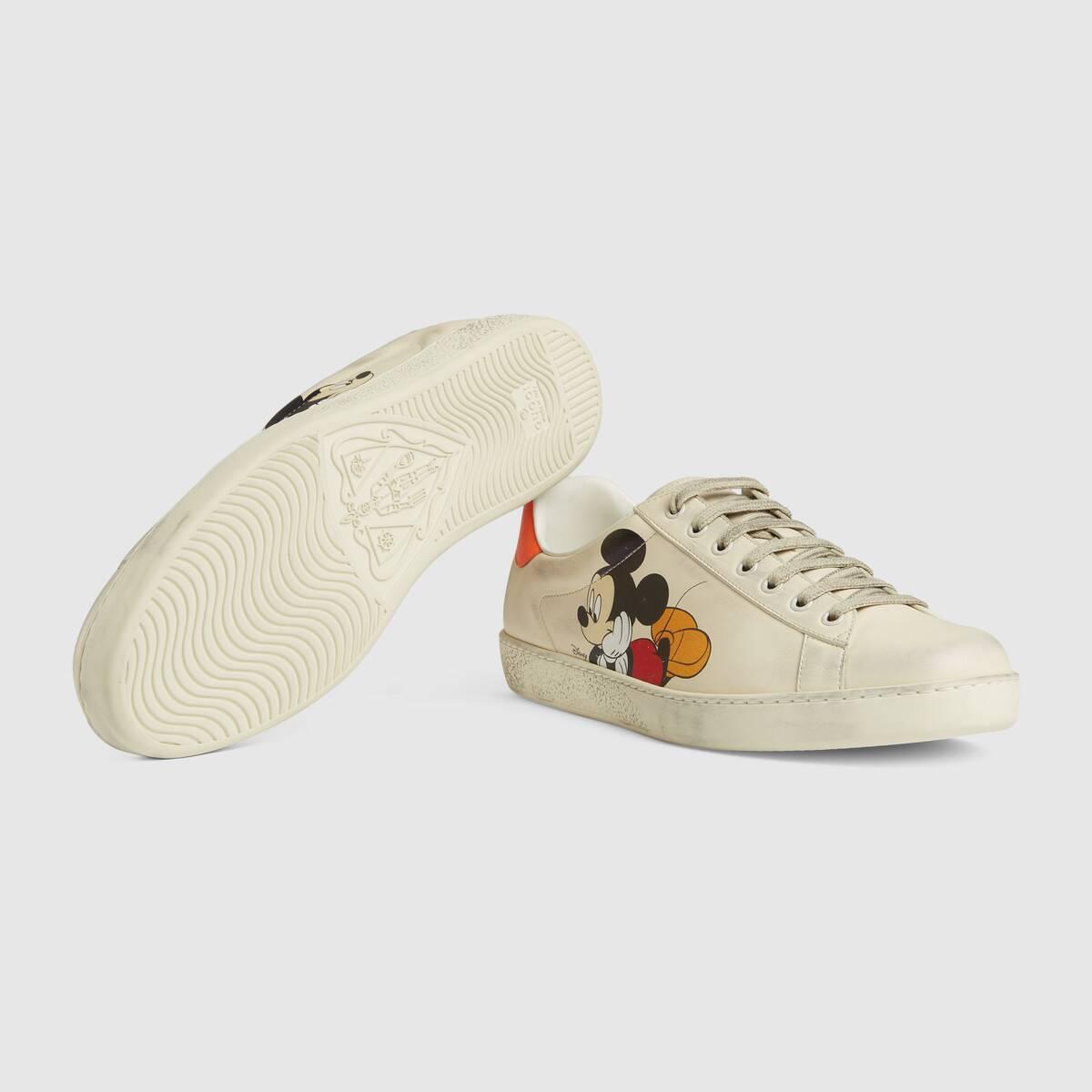 GUCCI ディズニー ミッキーxグッチ《エース》メンズ スニーカー 603697 AYO70 9591