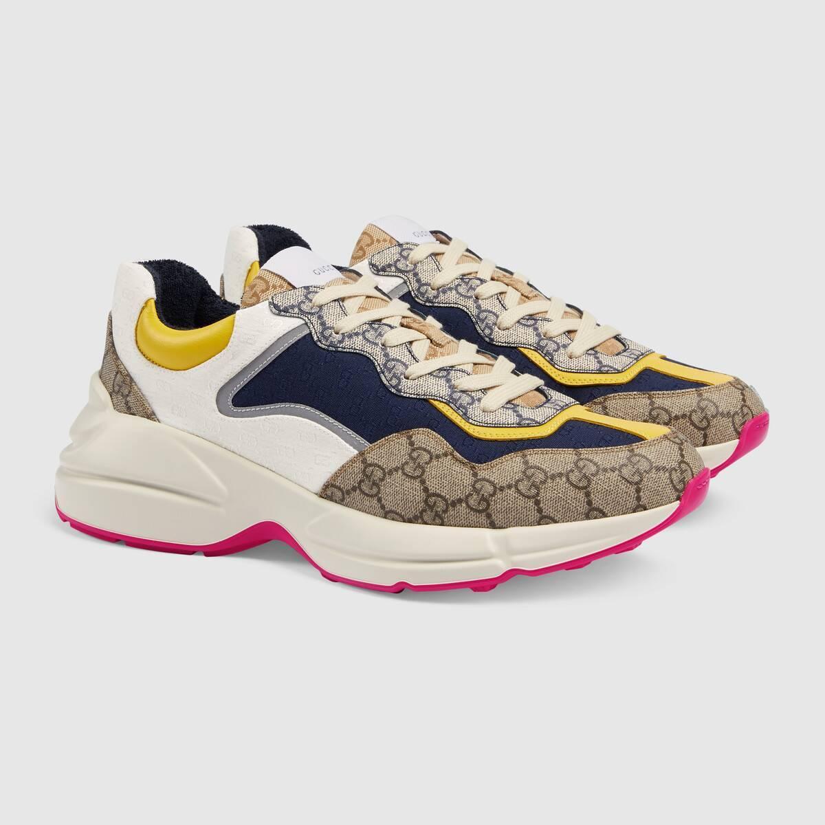 GUCCI Rhyton ライトン GGスプリーム メンズ スニーカー 619891 99WF0 4370
