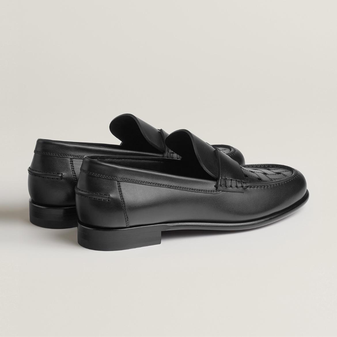 HERMES ローファー 上品 モカシン 大人カジュアル Kennedy H241105Z 02