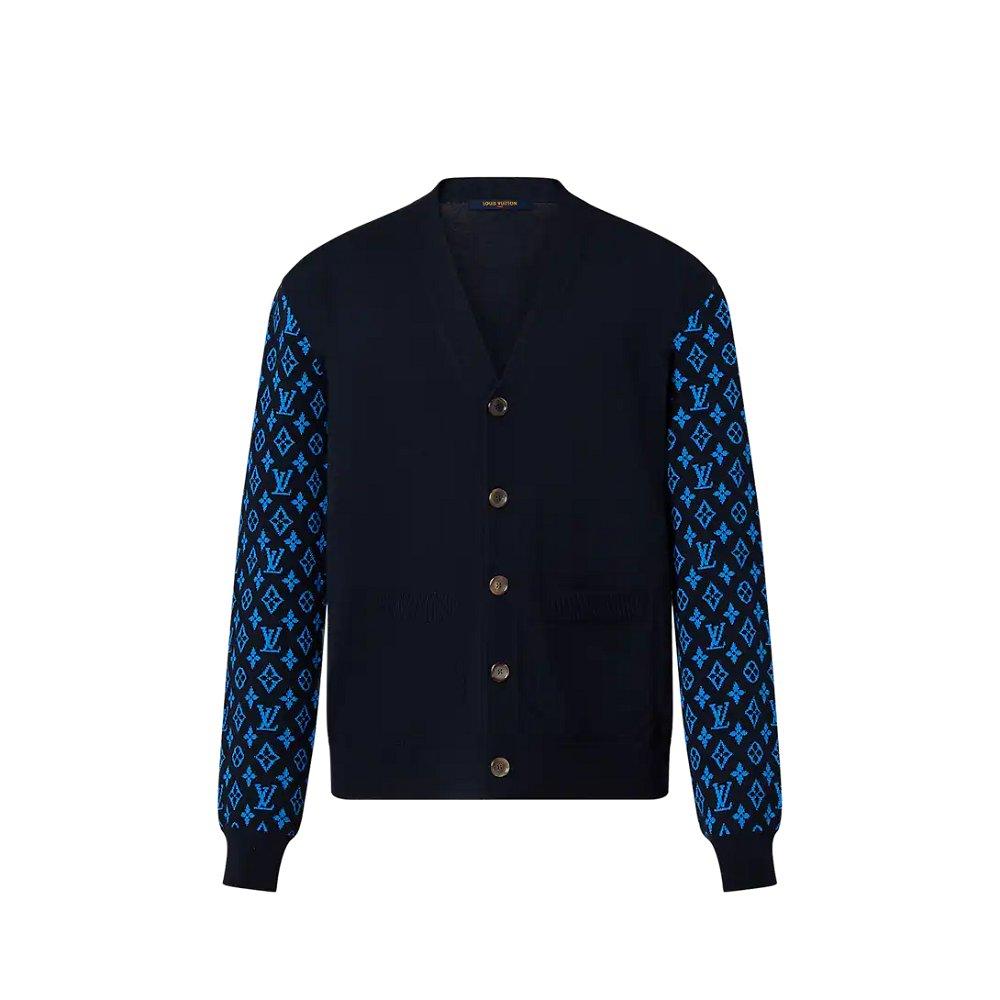 Louis Vuitton モノグラム カシミヤカーディガン 1AATLZ 1ABIXJ