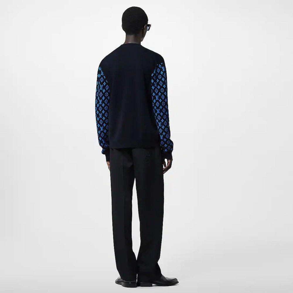 Louis Vuitton モノグラム カシミヤカーディガン 1AATLZ 1ABIXJ