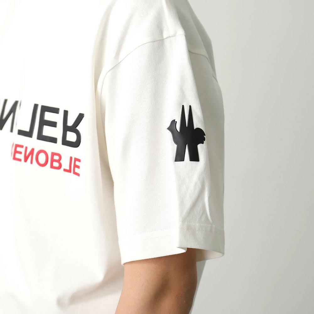 モンクレール グルノーブル Tシャツ 8C00005 8390T メンズ 半袖 カットソー ロゴT コットン クルーネック