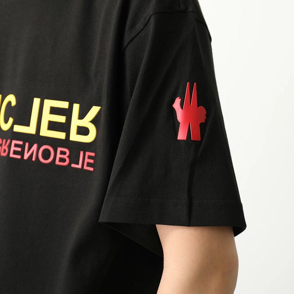 モンクレール グルノーブル Tシャツ 8C00005 8390T メンズ 半袖 カットソー ロゴT コットン クルーネック