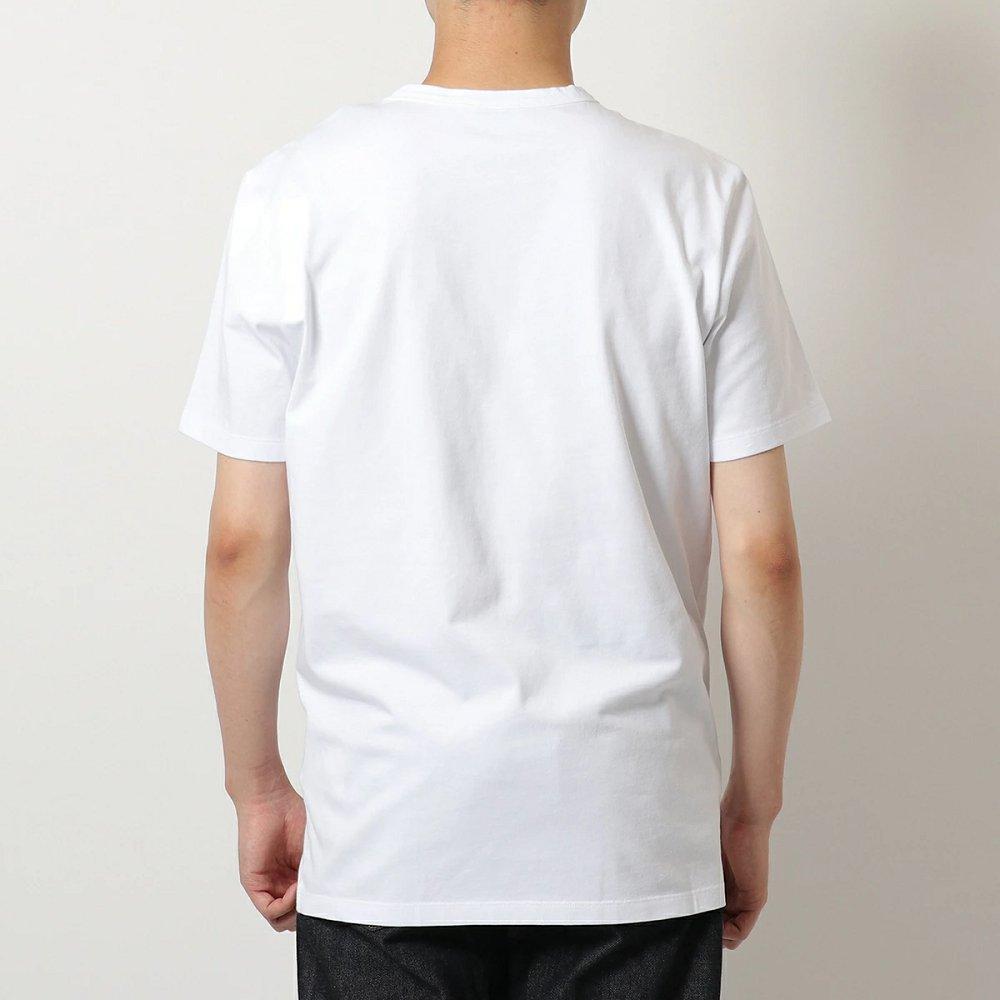 モンクレール Tシャツ メンズ クルーネック 半袖 カットソー フロッキープリント ロゴT アイコンパッチ  8C00057 8390T