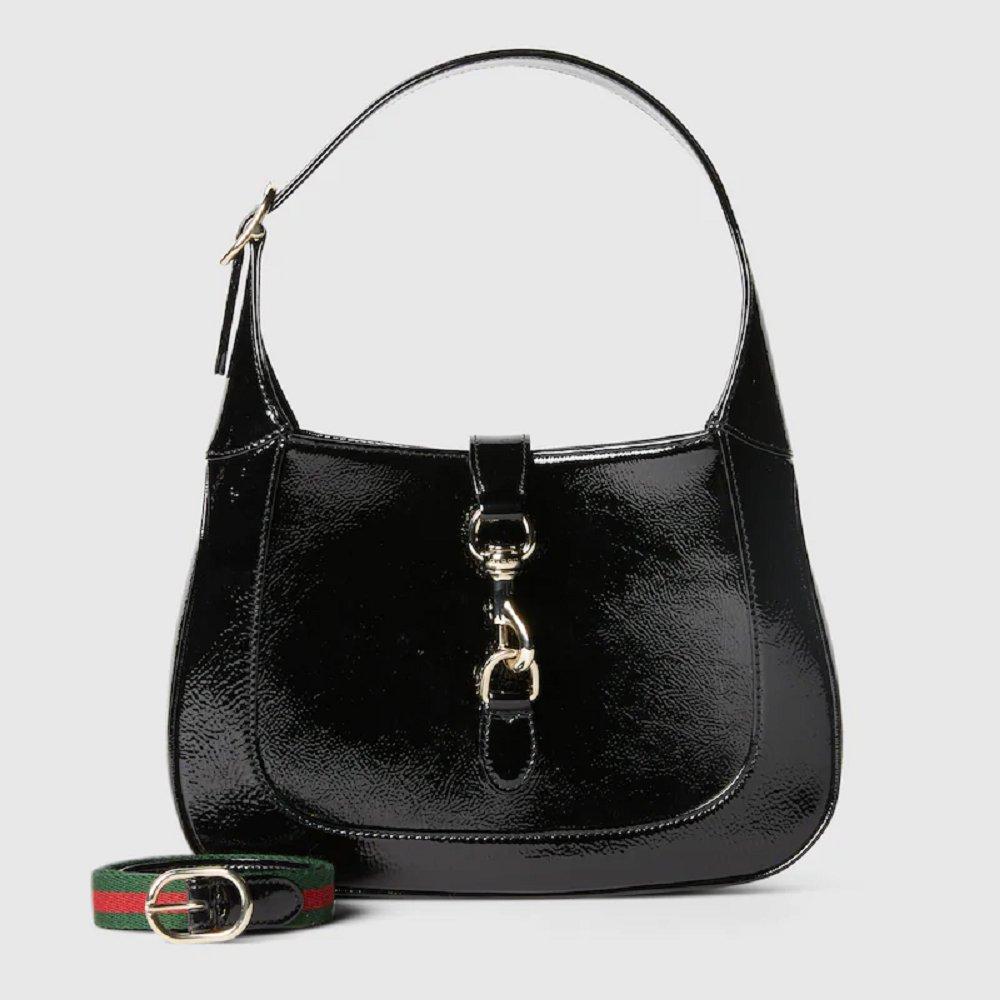 グッチ ジャッキー スモール ショルダーバッグ パテントレザー 782849 AADHF
