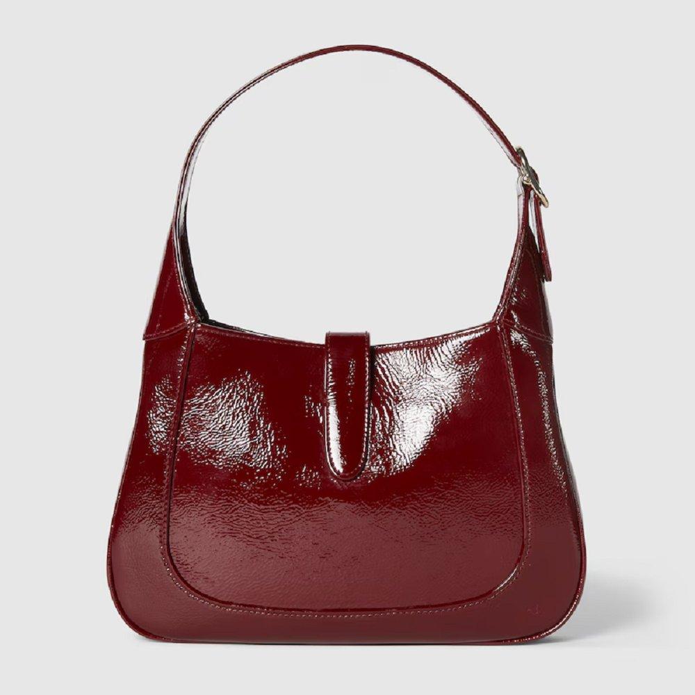 グッチ ジャッキー スモール ショルダーバッグ パテントレザー 782849 AADHF