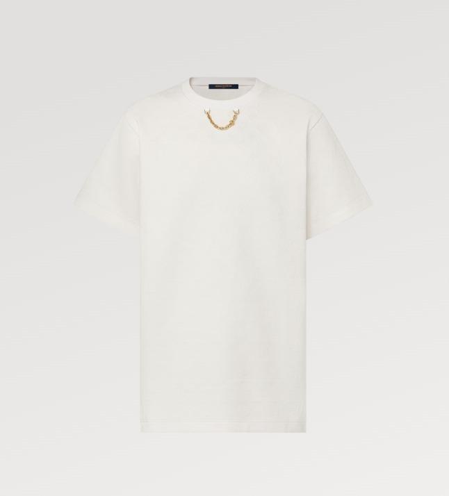 ルイヴィトン代引 LV モノグラム ジャカード Tシャツ 1AFTN5 1AFTMR