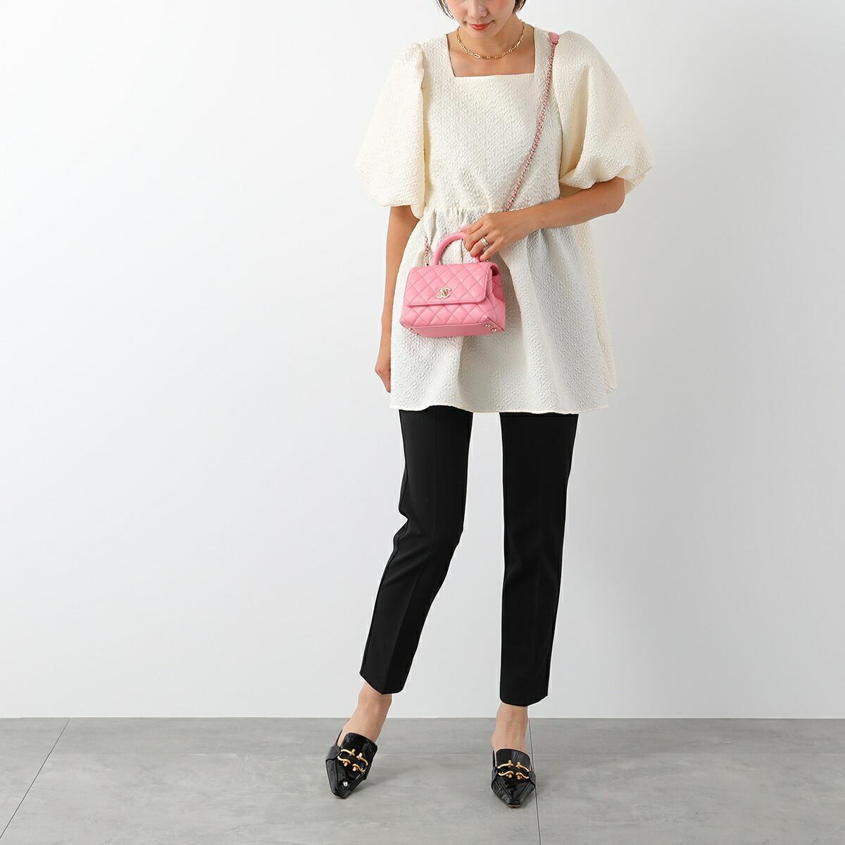CHANEL ショルダーバッグ マトラッセ ココハンドル ミニ XXS AS2215 B13607