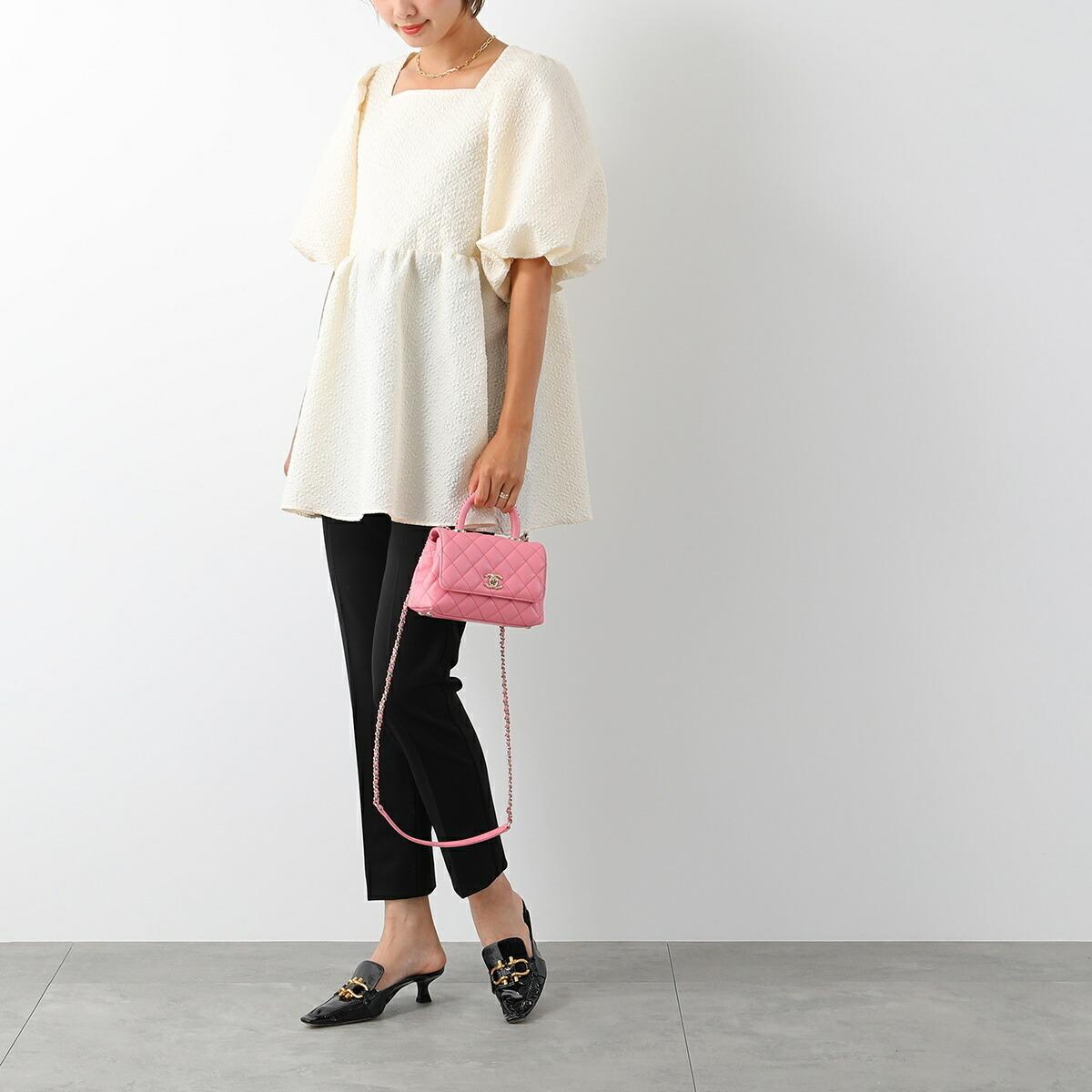 CHANEL ショルダーバッグ マトラッセ ココハンドル ミニ XXS AS2215 B13607