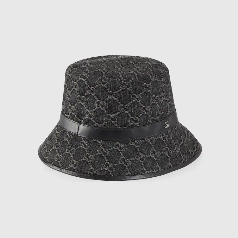 グッチ GGデニム バケットハット ‎768647 3HAYO 8460