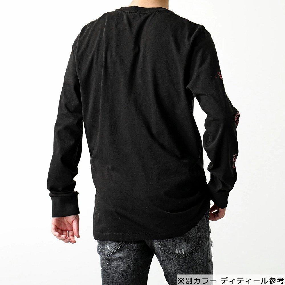 モンクレール 長袖 Tシャツ メンズ ロングスリーブ ロンT ロゴ クルーネック コットン 8D00008 8390T