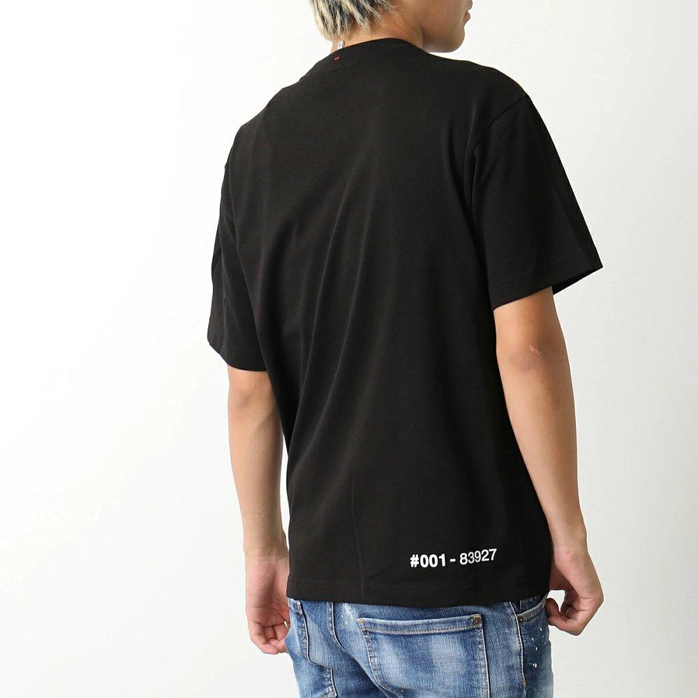 モンクレール グルノーブル 半袖Tシャツ メンズ コットン ロゴ ロゴT クルーネック 8C00005 83927 999