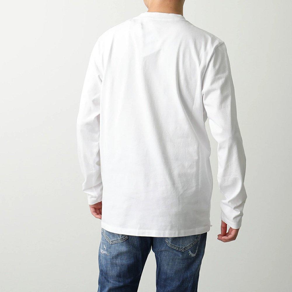 モンクレール 長袖Tシャツ メンズ ロンT コットン ロゴ ロゴT カットソー クルーネック 8D00002 8390T