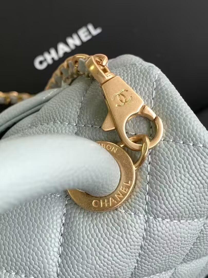 CHANEL ショルダーバッグ マトラッセ ココハンドル ミニ XXS AS2215 B13607 36595