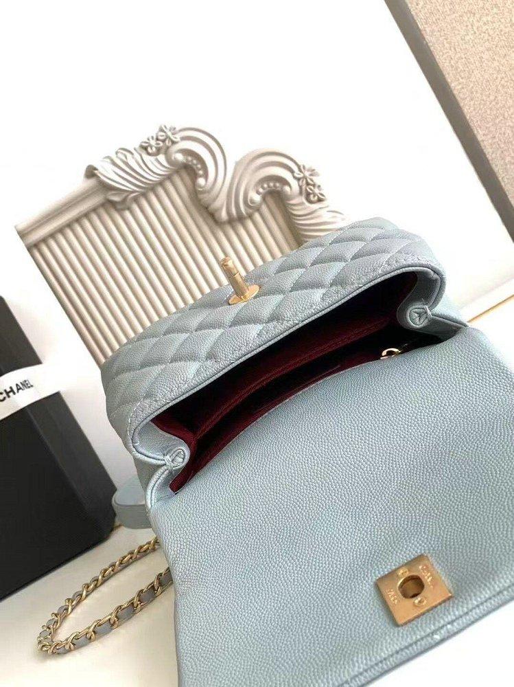 CHANEL ショルダーバッグ マトラッセ ココハンドル ミニ XXS AS2215 B13607 36595
