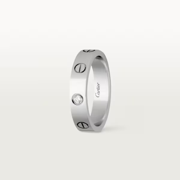 カルティエ  Love ウェディング リング ダイヤモンド1個 ホワイトゴールド ダイヤモンド B4050500