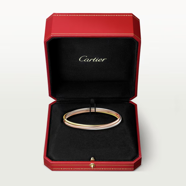 カルティエ トリニティ ブレスレット ホワイトゴールド ピンクゴールド イエローゴールド B6067917