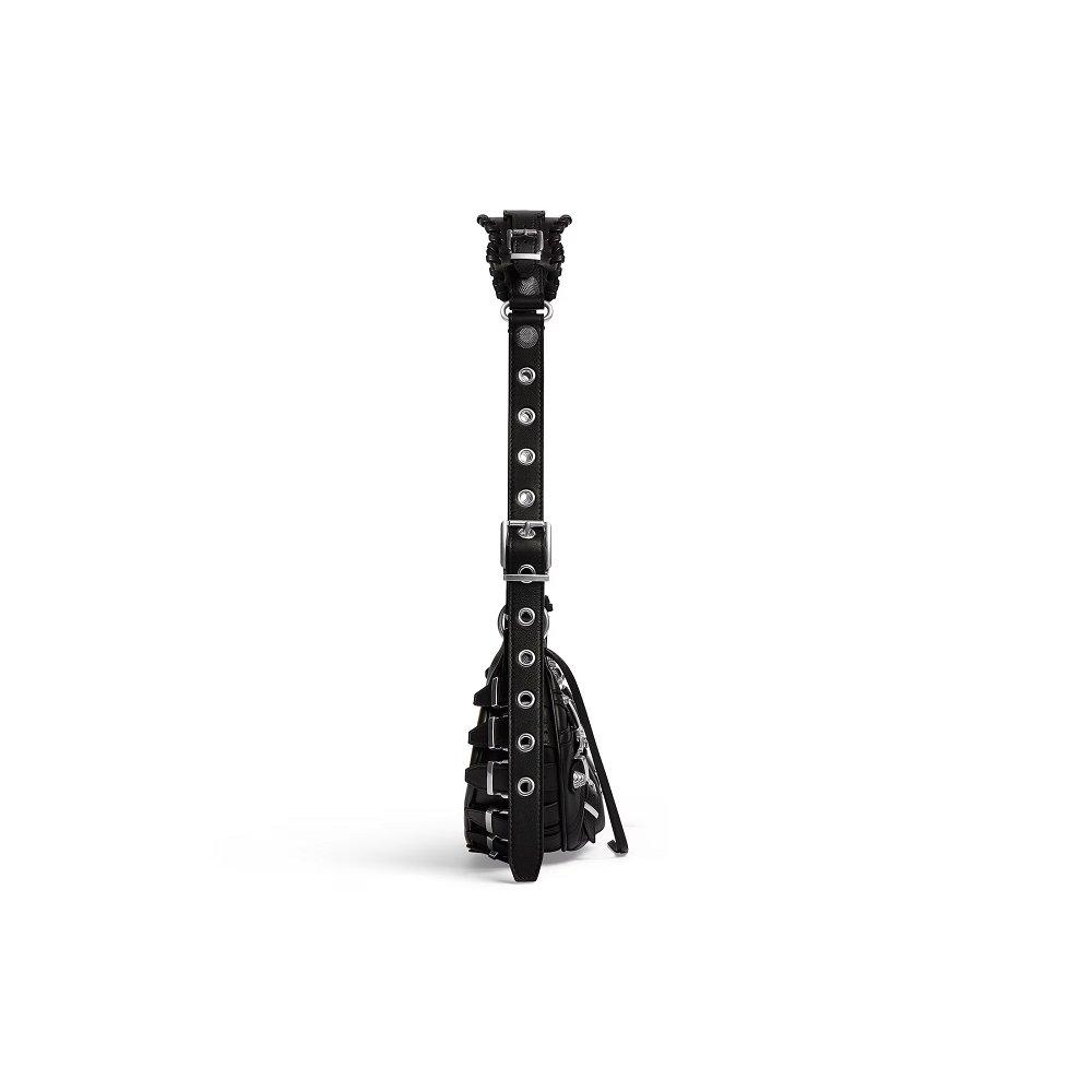 バレンシアガ Le Cagole Xs ショルダーバッグ バックル付き ブラック レディース 671309 2AAPD 1000