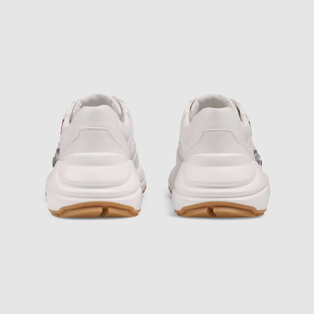 GUCCI Rhyton レザー ウィメンズ GUCCI WORLDWIDEスニーカー 602047 DRW00 9014