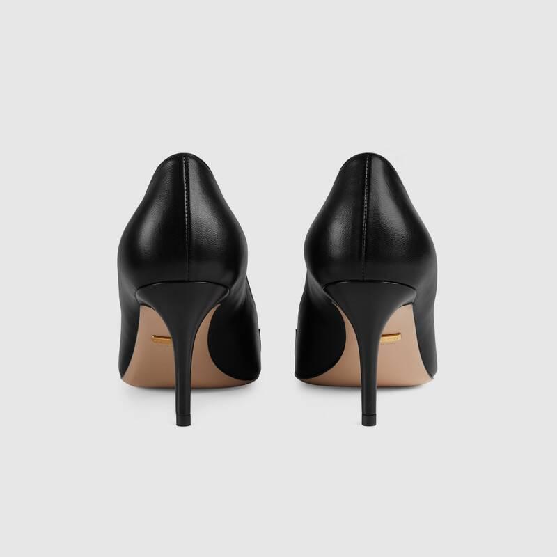 GUCCI グッチ ミディアム ヒール パンプス レザー レディース 596860 C9D00 1000