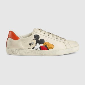 GUCCI ディズニー ミッキーxグッチ《エース》メンズ スニーカー 603697 AYO70 9591
