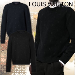 LOUIS VUITTON シンプル 長袖トップス ネイビー 黒  1AGHUB 1AFIXF