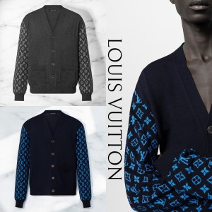 Louis Vuitton モノグラム カシミヤカーディガン 1AATLZ 1ABIXJ