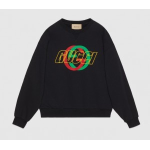 グッチ エンブロイダリー入 スウェットシャツ ロゴ 768460 XJGA1 1162