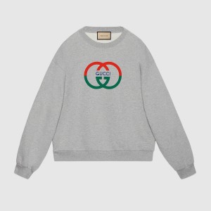 グッチ デニムにコットンジャージー スウェットシャツ 774244 XJGAY 1230