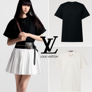 ルイヴィトン代引 LV モノグラム ジャカード Tシャツ 1AFTN5 1AFTMR