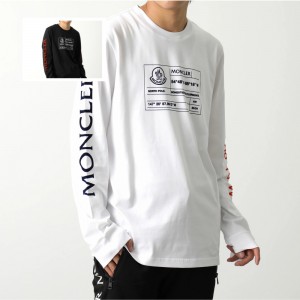 モンクレール 長袖Tシャツ メンズ ロングスリーブ ロンT ロゴ クルーネック コットン 8D00006 89A7G