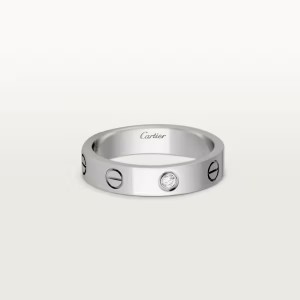 カルティエ  Love ウェディング リング ダイヤモンド1個 ホワイトゴールド ダイヤモンド B4050500