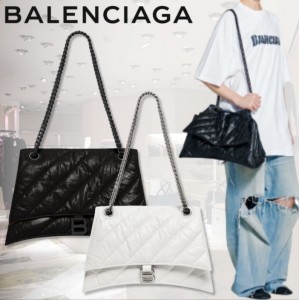 BALENCIAGA CRUSH MEDIUM チェーンバッグ カーフスキン ショルダーバッグ716393